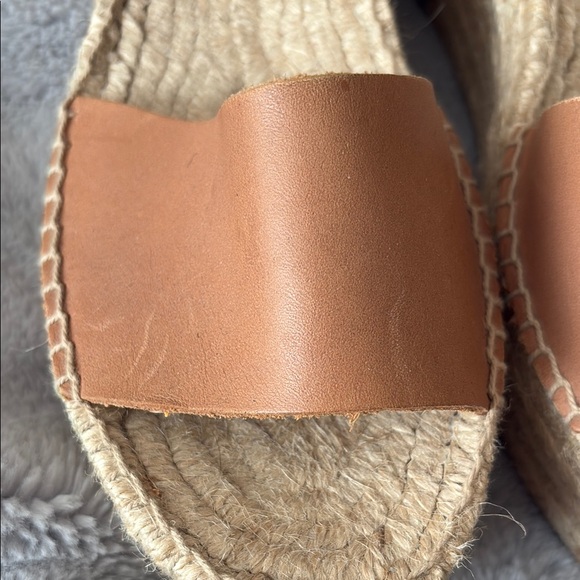 NWOT Soludos Minorca Tan Platform Espadrille Sandals with Ankle Strap Size 9.5 - Picture 3 of 11